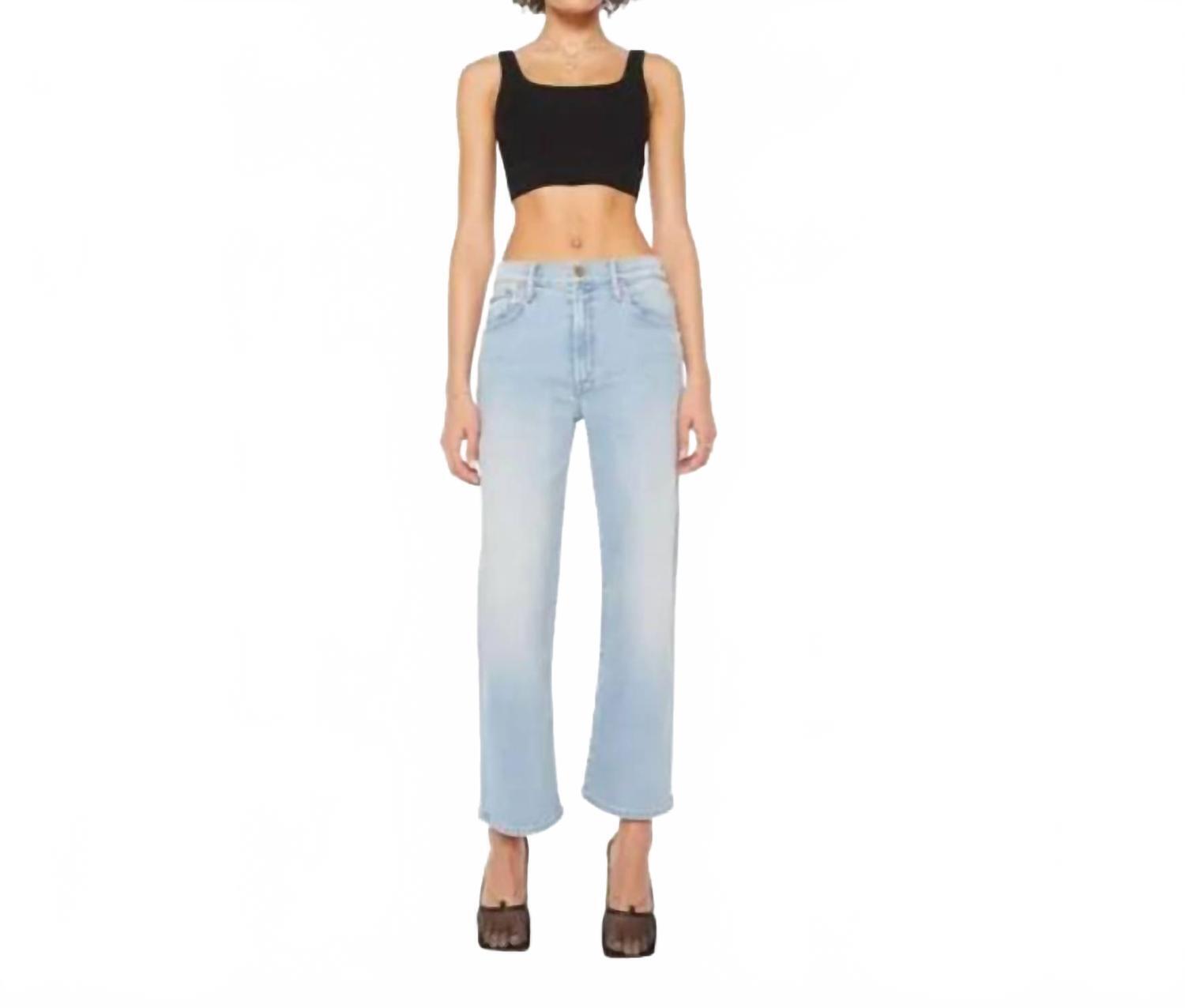 New Mother The Dodger Ankle Jeans In Meet Me At The Metro